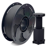 Carbon Fibre Black PETG Filament 1.75mm High Intensity 3D Printer Filament, 1kg (2.2lbs) Spool Toughness Enhanced PETG 3D Printi