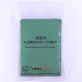 Fluorescent UV Powder Pigment | Black Light Reactive | Formaldehyde-Free & ECO Friendly | Multi-Purpose Use Tint Dye (8 oz, Aqua