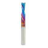 Amana Tool Solid Carbide Spektra Extreme Tool Life Spiral Plunge Router Bit DownCut, 46202K, 1/4 Dia x 3/4 CH x 1/4 SHK 21/2