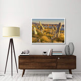 Wind And Rain Eroded Tufa Towers Amid Squirreltail Barley Mono Lake, California-Paper Art-50,,X38,,