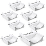 Abbylike 4 Pairs (8 Pieces) Jump Cups Plastic Horse Jump Cups with Pin Fits Standards Uprights Lightweight Durable for Hobby Hor