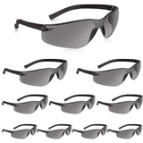 Salfboy 10 Pack Tinted Safety Glasses with ANSI Z87.1 Scratch Resistant Eyewear for Women Man Lab Goggles Eye Protection