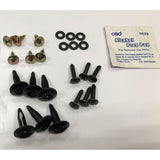 TrailFX RH8038H Bug Shield Mounting Hardware Kit OE Replacement Parts for TrailFX Hood Shields Steel Brackets, Stainless Steel S
