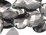 Allstarco 18x13mm Crystal Clear CH38 Teardrop #2 Flat Back Sew On Beads for Crafts Plastic Acrylic Rhinestones with Holes for Se