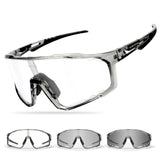 VOZAPOW Photochromic Cycling Glasses for Men Women, UV Protection TR90 Frame Sports Sunglasses for MTB, Riding, Running, Fishing