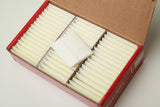 Carmel SuperGlide Tailors Chalk White Color, 48 pcs