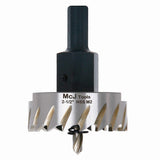 McJ Tools 21/2 Inch HSS M2 Drill Bit Hole Saw for Metal, Steel, Iron, Alloy, Ideal for Electricians, Plumbers, DIYs, Metal Prof