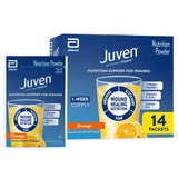 Juven Therapeutic Nutrition Drink Powder Including Collagen Peptides, Amino Acids, and HMB for Wound Healing Support, Orange, 14