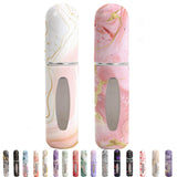 Syyflibb Perfume Travel Refillable Bottle- Portable Mini Sprayer,Empty Perfume Bottles with Unique Patterns,Refill Pump Case for