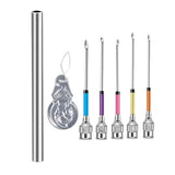 Ujeavette Embroidery Kit Stitching Punch Sewing Pins Needles For Beginners 5.5X4X2Cm