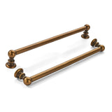 khtumeware 10 Pack 8 inch(203mm) Hole Center Antique Brass Cabinet Pulls Solid Heavy-Duty Kitchen Cabinet Hardware for Drawers D
