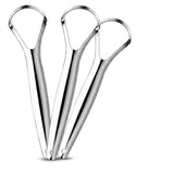 Orrda Tongue Scraper | Stainless Steel Tongue Cleaner For Oral Care And Fresher Breath Hygiene For Easy To Use Travel Size (Pack