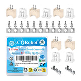 CQRobot JST GH 1.25 mm Pitch 2-Pin Electronic Computer Connector IC Male Plugs, Female Sockets Housing and T-Shaped Crimp Termin