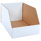 AVIDITI Corrugated Cardboard Storage Bins Holder Large 18 x 12 x 10 (25 Pack), Open Top Durable and Ideal for Organizing Part