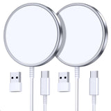 2 Pack Magnetic Wireless Charger for iPhone 16 Pro Max/16 Pro/16 Plus/16/15/15 Pro/15 Plus/15 Pro Max 15W Fast Mag Safe Charger