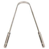 Ainamart Silver Steel Tongue Cleaner For Men And Women | For Fresh Breath