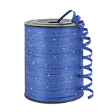 Blue Glitter Curling Ribbon, 1/5 Wide x 500 Yards Christmas Curling Ribbons for Gift Wrapping, Party Decoration, Balloon String,