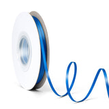 Laferri Double Faced Electric Blue Satin Ribbon,1/8 X 50 Yards,Thin Fabric Ribbon Use for Gift Wrapping DIY Craft Floral Bouquet