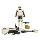 STAR WARS Epic World of Action Scout Trooper & Speeder Bike, 4-Inch Action Figure & Vehicle, Toys for 4 Year Old Boys and Girls