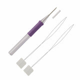 Jyoti Punch Needle Embroidery Tool Kit In Plastic With Threader And Needle Inserters For Diy Embroidery, Needlework, Sewing, Cro