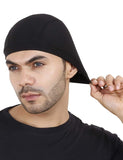Pro Gym DriFit Helmet Skull Cap + Sun Protection & Mesh Cooling For Women & Men(Black)