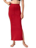 NYKD Seamless Spandex Saree Shapewear for Women PetticoatPeticote Saree Shapewear, NYSH01, Red(Dalhia), L, 1N