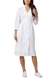 Adar Universal Scrub Dress for Women Fitted Midriff Dress 2810 White 10