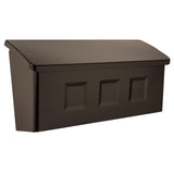 Architectural Mailboxes Wayland Vertical Wall-Mounted Mailbox for Outside, Rust-Resistant Galvanized Steel Metal Small Mail Box,