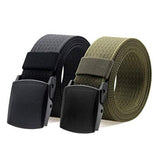 Edifier Unisex Nylon & Canvas Waist Belt (Blt064_03_Black & Green)