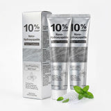 10% Nano-Hydroxyapatite Toothpaste for Sensitive Teeth: Fluoride-Free, Whitening, and Enamel Protection with Fresh Mint(2Pcs)