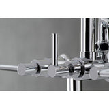 Kingston Brass Ae8101Dl Concord Clawfoot Tub Faucet, 9.31 X 6.94 X 4.69, Polished Chrome