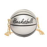 Enakshi Basketball Shaped Purse Casual Mini Round Ball Bag For Street Work Commuting Argent|Clothing, Shoes & Accessories | Mens