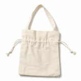 Bhawsar Canvas By Diy Cotton Potli Bag 7 X 6 Inch | Canvas Drawstring Gift Pouch With Handle | Reusable Plain Eco Friendly Bag F