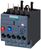 SIEMENS 3RU21161HB0 Thermal Overload Relay, 5.5 to 8.0 Amp, Class 10, Size S00, Contactor Mounting, Manual/Automatic Reset Screw