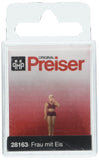 Preiser 28163 Woman Eating Ice Cream HO Model Figure