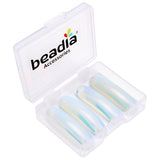 BEADIA Curved Opal Stone Beads 36x10mm 4pcs for DIY Bracelet Jewelry Making