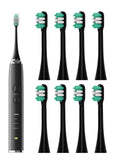 8 Pack Replacement Brush Heads for Aquasonic, Soft Bristles Deep Clean Electric Toothbrush Heads Refill, Value Family Pack Long