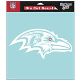 Wincraft NFL Baltimore Ravens WCR25668061 Perfect Cut Decals, 8 x 8