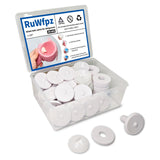 RuWfpz Doll Joints for Amigurumi Crochet 35mm 1-3/8 - 20 Set Jumbo Plastic Toy Safety Joints for Stuffed Animals, White Movable