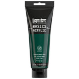 Liquitex BASICS Acrylic Paint, 250ml (8.5oz) Tube, Phthalocyanine Green