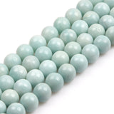GEM-Inside 14mm Round Amazonite Strand Beads 15 Inches Jewelry Making Beads
