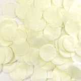 Allydrew Round Tissue Paper Confetti, 1 (Cream)