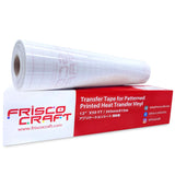 Frisco Craft Transfer Tape for Heat Vinyl Iron on Clear Transfer Tape for Printable and Patterned Htv, Indoor & Outdoor Adhesi
