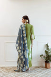Gosriki Women'S Rayon Viscose Printed Straight Kurta With Pant & Dupatta (Panuja Green-Vks01-Gs_M_Green_Medium),Green,,B0F29JPN5K
