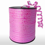 500 Yards Pink Curling Ribbon Balloon String Ribbon Florist Flowers Decorations, Heart Shiny Metallic Roll Bows Gift Wrapping Ri