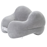 Calandis Travel Pillow Ultralight Adults Head Neck Support For Airplane Sleeping Train Grey | Travel Pillows | Travel Accessorie