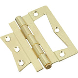 National Hardware N244-822 V535 Surface-Mounted Hinges in Brass, 2 pack