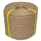 Natural Jute Rope Thick Hemp Rope (1/2 in x 50 ft) Strong Jute Twine for Crafts Gardening Hammock Home Decorating