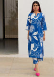 Anni Designer Women'S Rayon Blend Straight Printed Kurta With Pant (Anaar-Blue-Nw_L_Blue_Large),Blue,L,,,