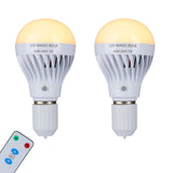 BSOD Rechargeable Light Bulbs, LED Magic Bulb with Remote Controller Warm White Emergency Lamp Without Electricity Battery Opera